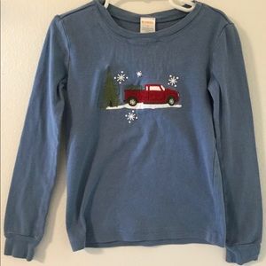 Unisex Kids Sleep Shirt Long Sleeve Christmas